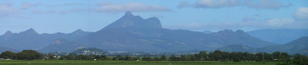Wollumbin the volcanic plug